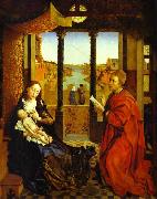 Rogier van der Weyden a Portrait of the Virgin Mary, known as St. Luke Madonna oil painting on canvas